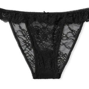 NWT VICTORIA'S SECRET Dream Angels Lace Midi Bikini Panty